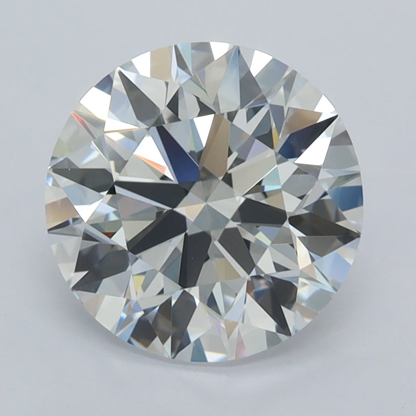 2.56 Carat Round Shaped, Ideal Cut, D Color, VVS1 Clarity, IGI Certified Lab Grown Diamond