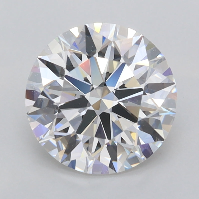 2.07 Carat Round Shaped, Ideal Cut, D Color, VVS1 Clarity, IGI Certified Lab Grown Diamond