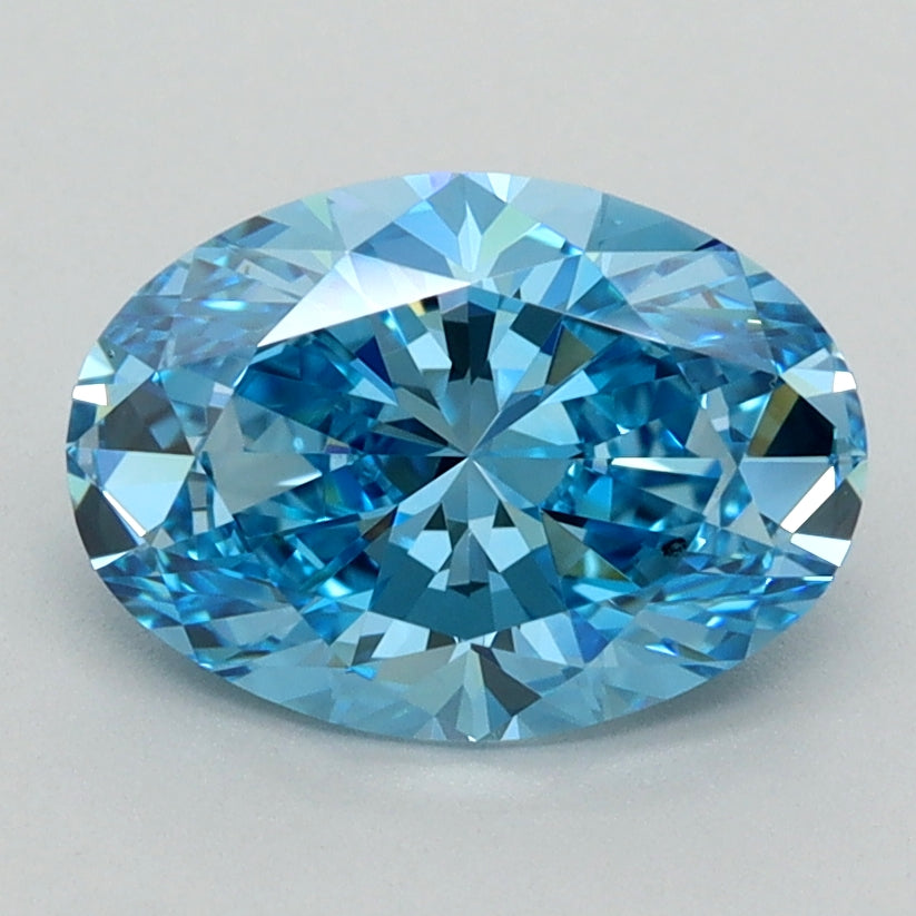 1.82 Carat Oval Shaped, Ideal Cut, VVS2 Clarity, IGI Certified Lab Grown Diamond