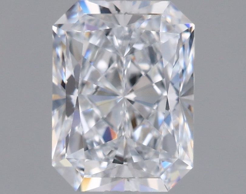 1.59 Carat Radiant Shaped, Excellent Cut, F Color, VVS2 Clarity, IGI Certified Lab Grown Diamond