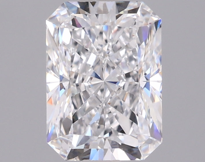 1.54 Carat Radiant Shaped, Excellent Cut, D Color, VVS2 Clarity, IGI Certified Lab Grown Diamond