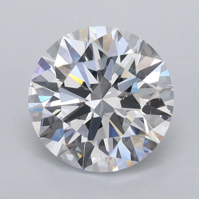 1.24 Carat Round Shaped, Ideal Cut, D Color, VVS2 Clarity, IGI Certified Lab Grown Diamond