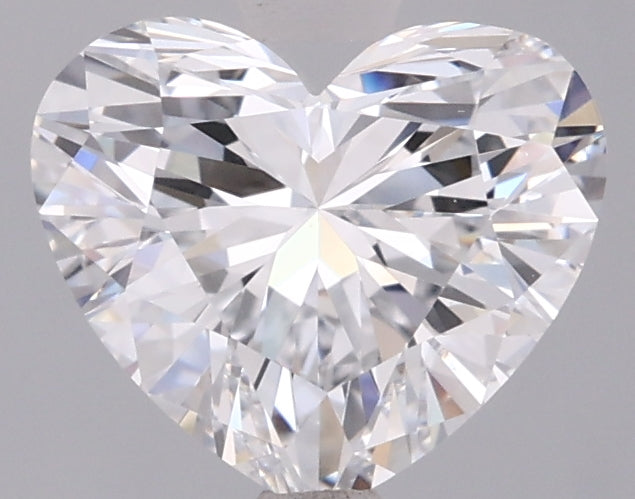 1.57 Carat Heart Shaped, Ideal Cut, D Color, VVS2 Clarity, IGI Certified Lab Grown Diamond