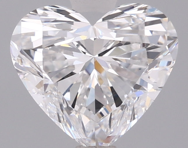 1.48 Carat Heart Shaped, Ideal Cut, D Color, VVS1 Clarity, IGI Certified Lab Grown Diamond