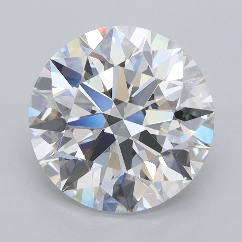 2.48 Carat Round Shaped, Ideal Cut, D Color, VVS1 Clarity, IGI Certified Lab Grown Diamond