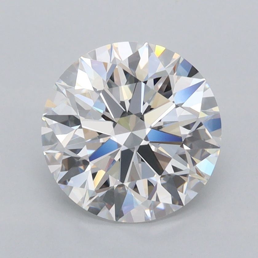 1.90 Carat Round Shaped, Ideal Cut, D Color, FL Clarity, IGI Certified Lab Grown Diamond