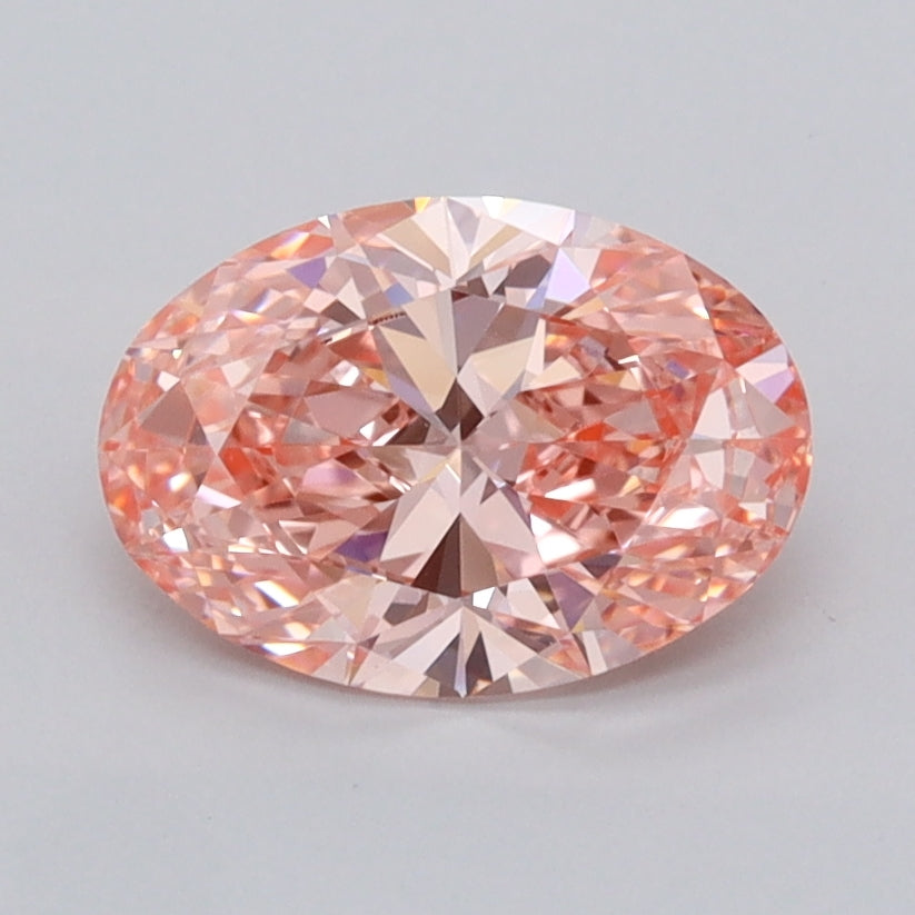 1.33 Carat Oval Shaped, Ideal Cut, VVS1 Clarity, IGI Certified Lab Grown Diamond