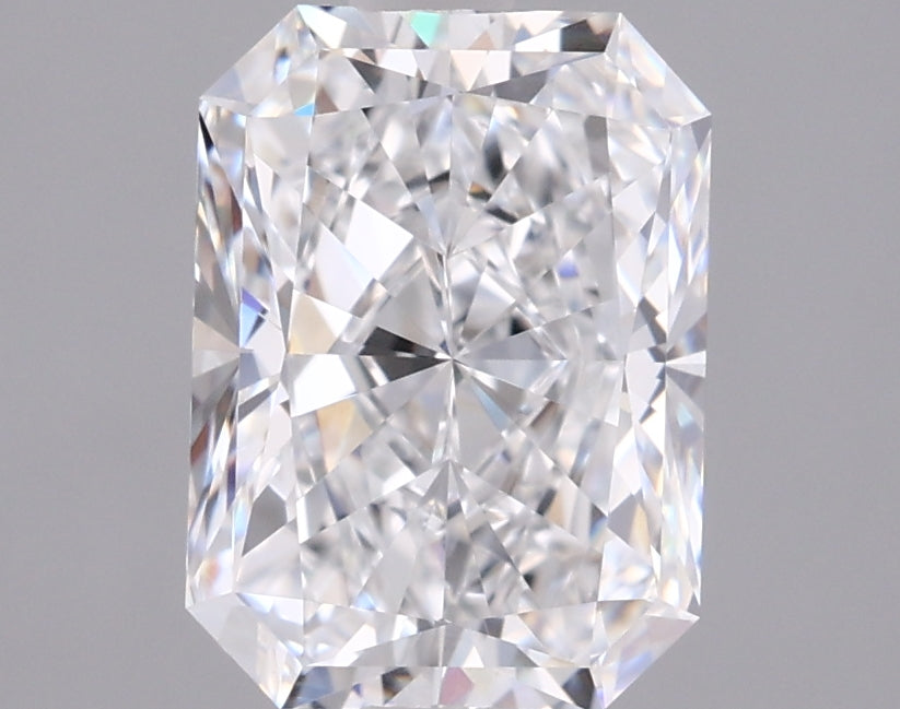 1.94 Carat Radiant Shaped, Ideal Cut, D Color, VVS1 Clarity, IGI Certified Lab Grown Diamond