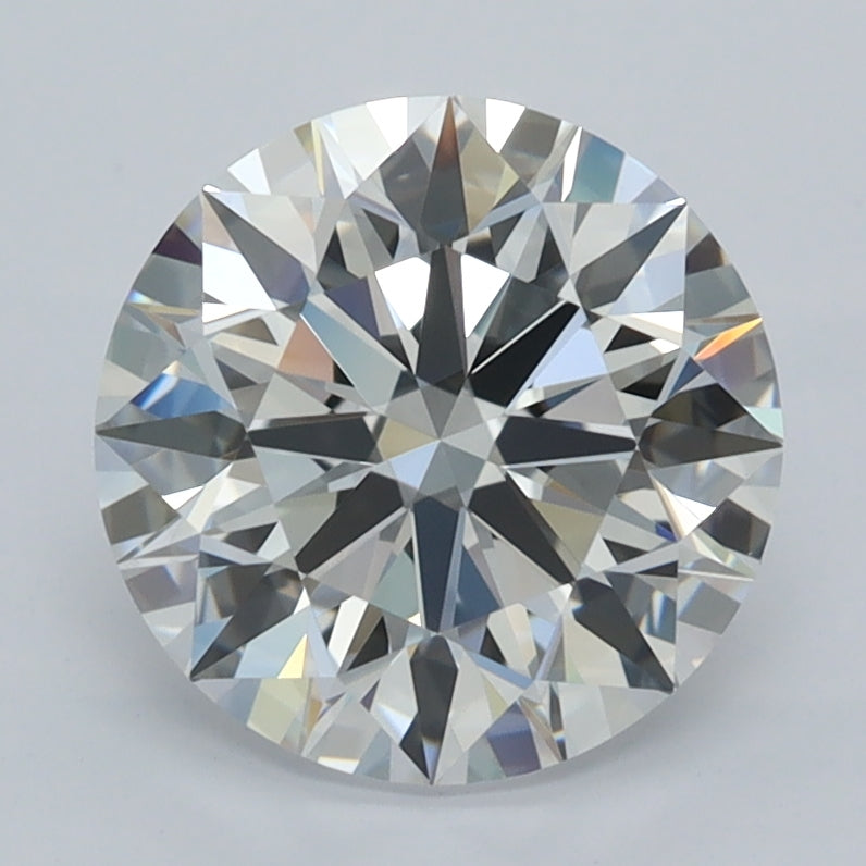 2.32 Carat Round Shaped, D Color, VVS1 Clarity, GCAL Certified Lab Grown Diamond