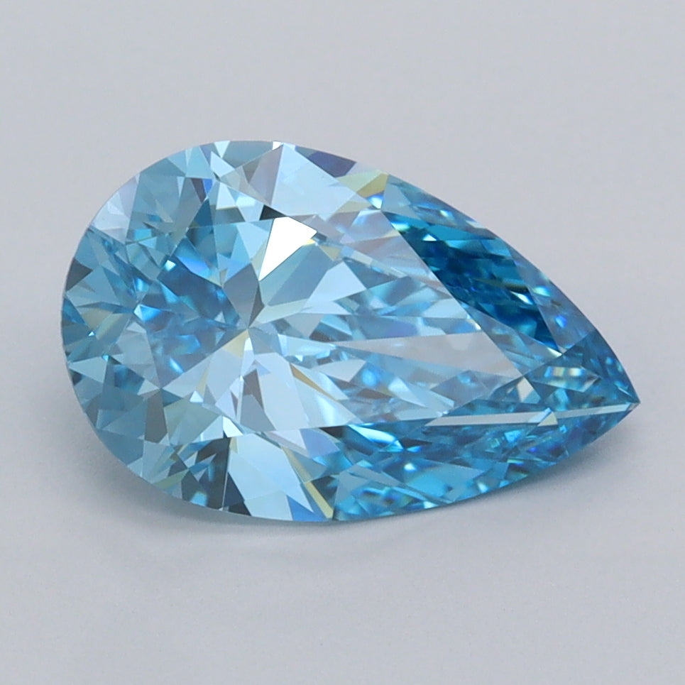 2.06 Carat Pear Shaped, Ideal Cut, VVS2 Clarity, IGI Certified Lab Grown Diamond