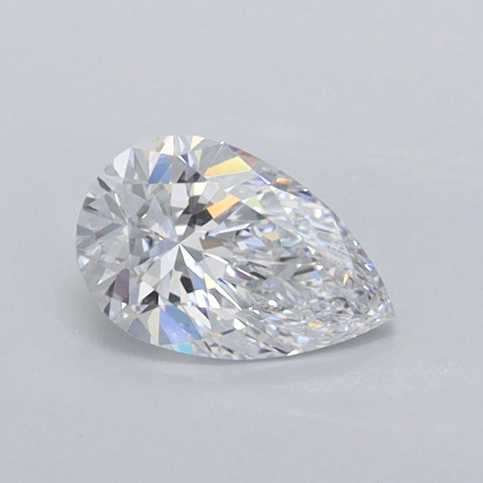 0.42 Carat Pear Shaped, Ideal Cut, D Color, IF Clarity, IGI Certified Lab Grown Diamond