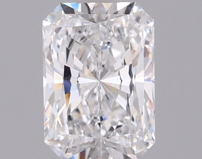 0.98 Carat Radiant Shaped, Excellent Cut, D Color, VVS1 Clarity, IGI Certified Lab Grown Diamond