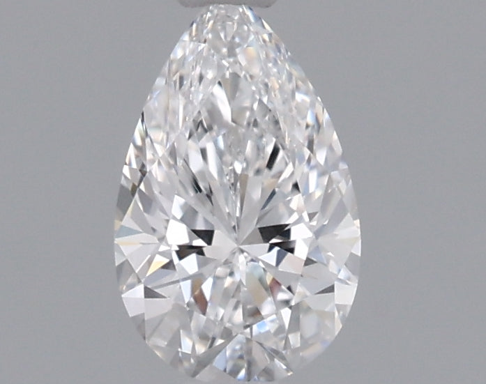 0.52 Carat Pear Shaped, Ideal Cut, D Color, VVS1 Clarity, IGI Certified Lab Grown Diamond