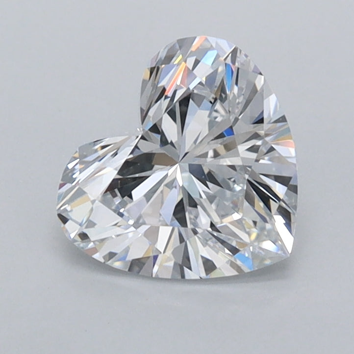 1.01 Carat Heart Shaped, Excellent Cut, E Color, VVS2 Clarity, IGI Certified Lab Grown Diamond