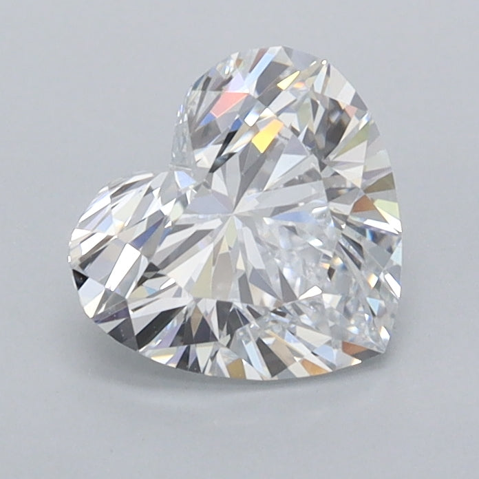1.05 Carat Heart Shaped, Ideal Cut, E Color, FL Clarity, IGI Certified Lab Grown Diamond