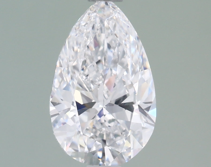 1.08 Carat Pear Shaped, Ideal Cut, D Color, VVS1 Clarity, IGI Certified Lab Grown Diamond