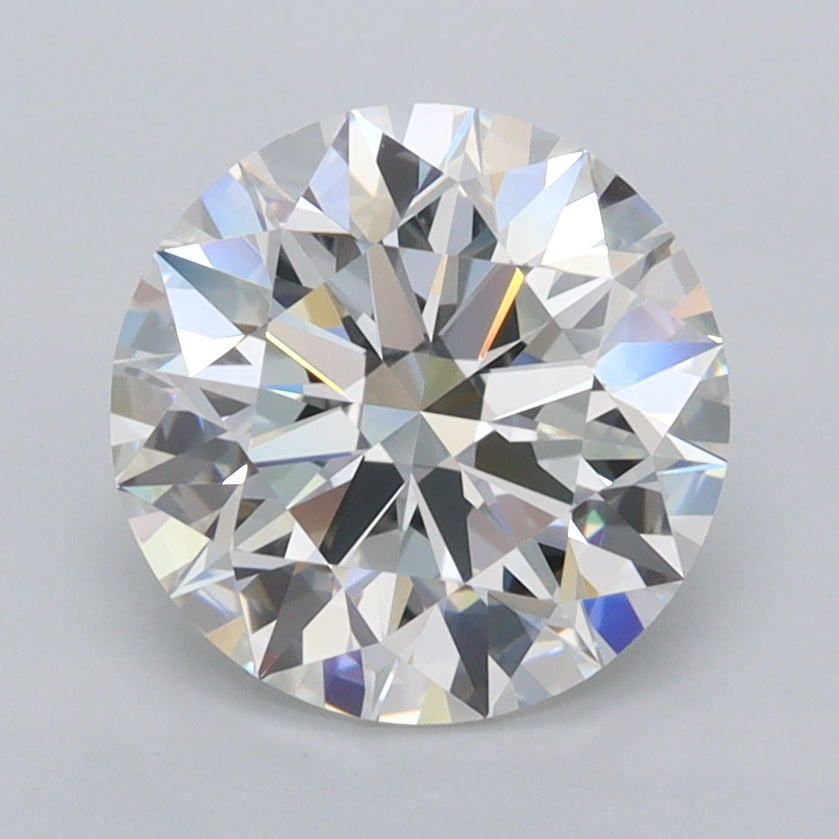 2.24 Carat Round Shaped, Ideal Cut, E Color, FL Clarity, IGI Certified Lab Grown Diamond