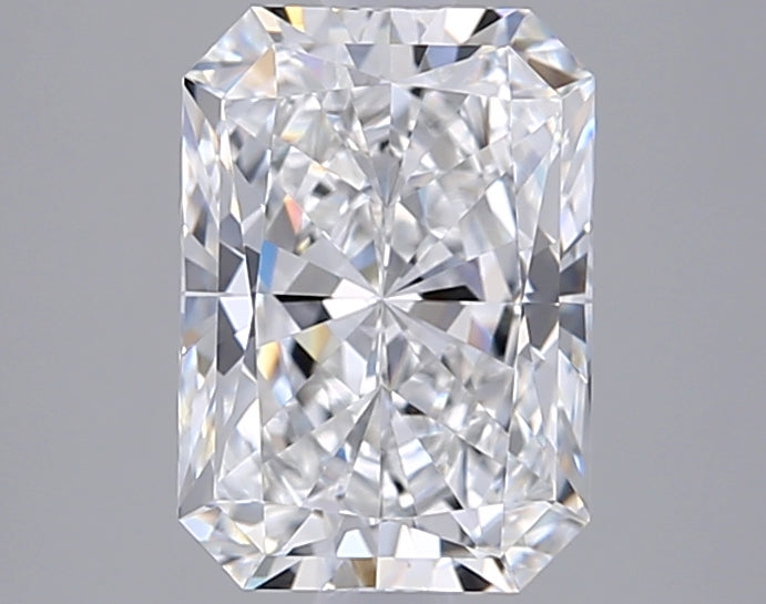 2.01 Carat Radiant Shaped, Excellent Cut, E Color, VVS2 Clarity, GIA Certified Lab Grown Diamond