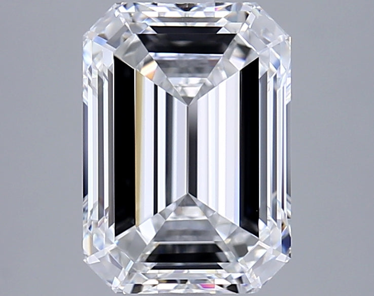 2.89 Carat Emerald Shaped, Excellent Cut, E Color, VVS1 Clarity, GIA Certified Lab Grown Diamond