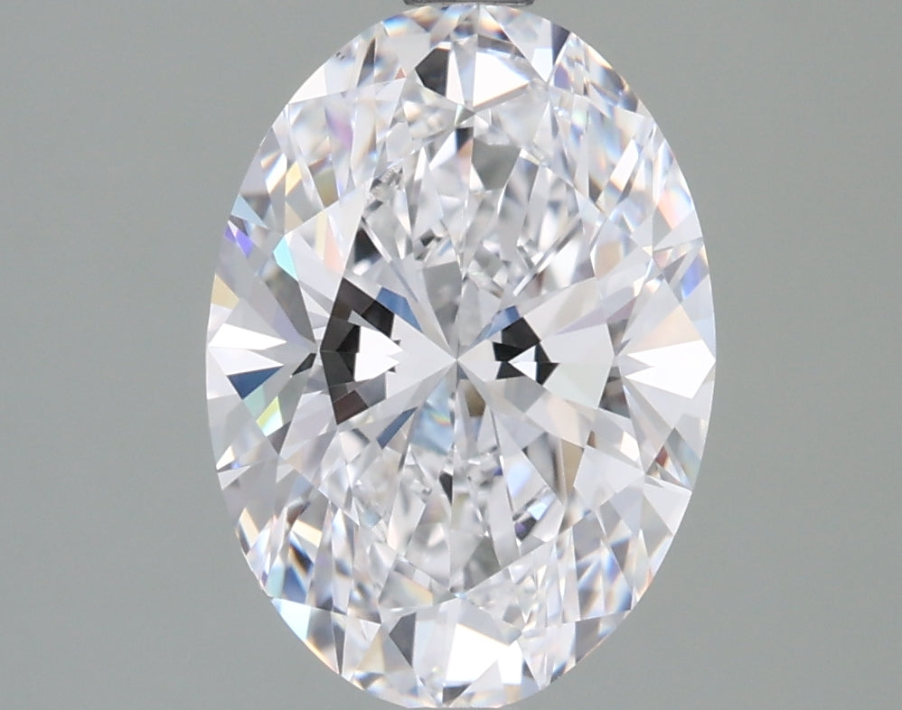 2.05 Carat Oval Shaped, Ideal Cut, D Color, VS1 Clarity, GIA Certified Lab Grown Diamond