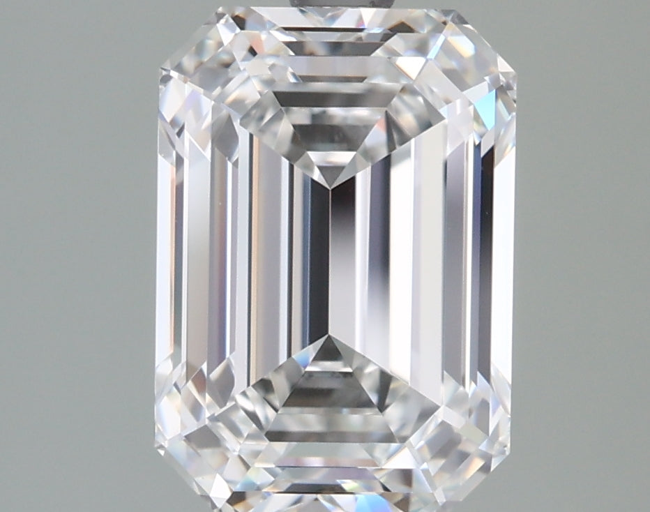 2.69 Carat Emerald Shaped, Ideal Cut, G Color, VVS1 Clarity, GIA Certified Lab Grown Diamond