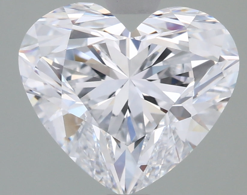 2.52 Carat Heart Shaped, Ideal Cut, D Color, VVS1 Clarity, GIA Certified Lab Grown Diamond