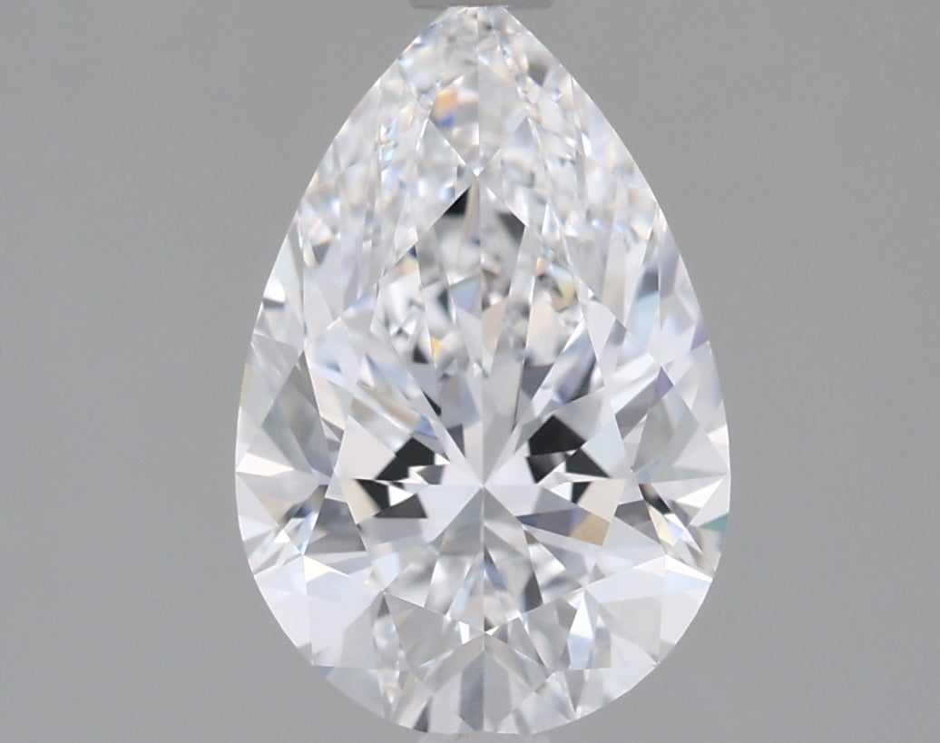 1.55 Carat Pear Shaped, Excellent Cut, D Color, VVS2 Clarity, IGI Certified Lab Grown Diamond