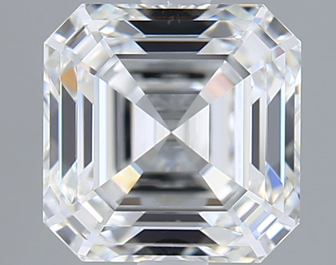 2.02 Carat Asscher Shaped, Ideal Cut, F Color, VVS1 Clarity, GIA Certified Lab Grown Diamond