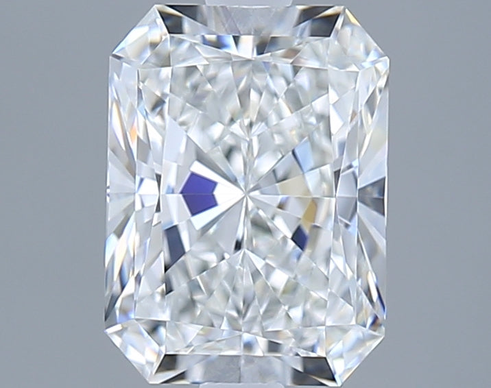 1.92 Carat Radiant Shaped, Ideal Cut, F Color, VVS1 Clarity, GIA Certified Lab Grown Diamond