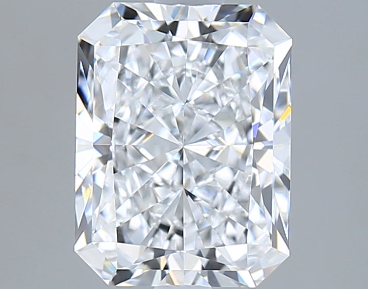 2.12 Carat Radiant Shaped, Ideal Cut, D Color, VS1 Clarity, GIA Certified Lab Grown Diamond