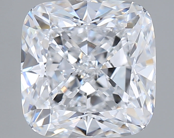 2.50 Carat Cushion Shaped, Ideal Cut, D Color, VS1 Clarity, GIA Certified Lab Grown Diamond