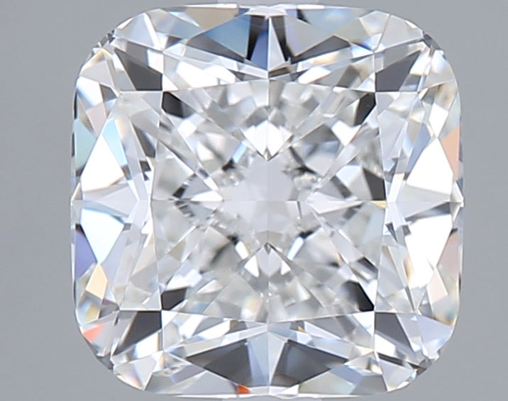 2.30 Carat Cushion Shaped, Ideal Cut, F Color, VVS2 Clarity, GIA Certified Lab Grown Diamond