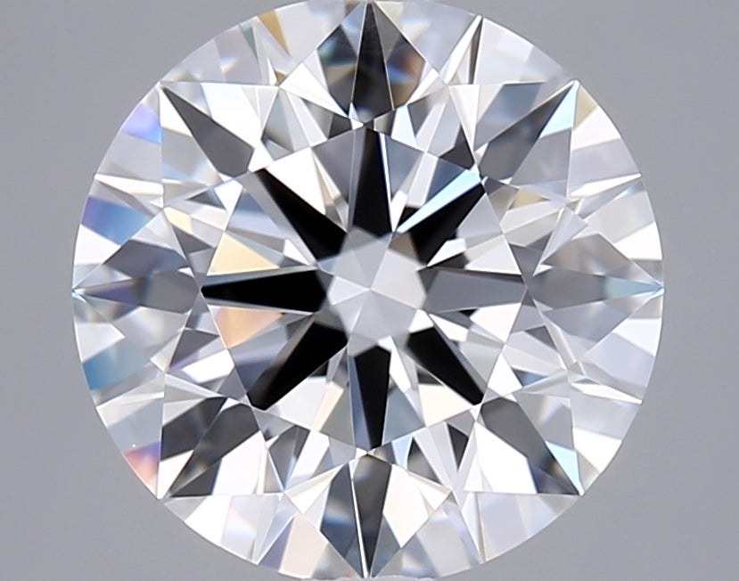 2.80 Carat Round Shaped, Excellent Cut, F Color, VVS2 Clarity, GIA Certified Lab Grown Diamond