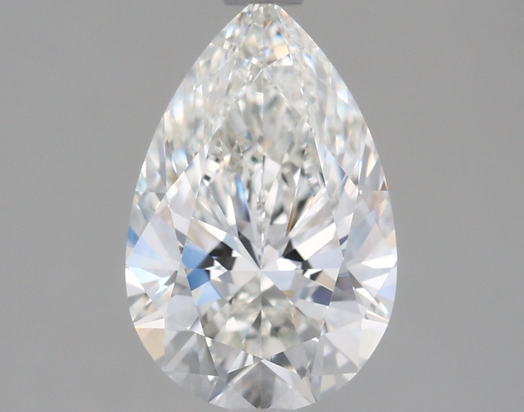 1.54 Carat Pear Shaped, Ideal Cut, G Color, VVS1 Clarity, IGI Certified Lab Grown Diamond