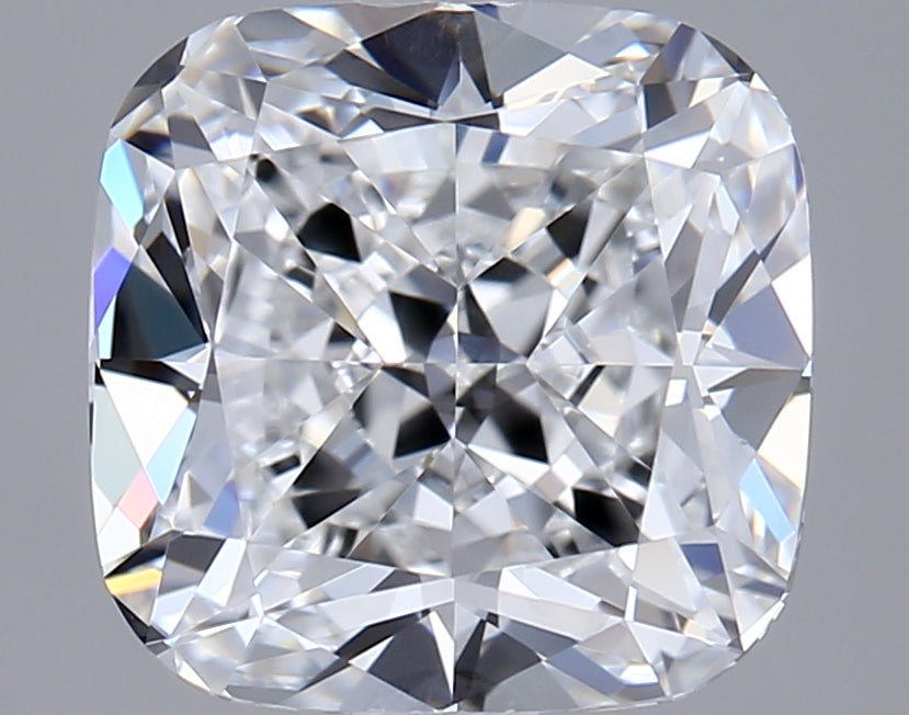 2.86 Carat Cushion Shaped, Ideal Cut, D Color, VS1 Clarity, GIA Certified Lab Grown Diamond