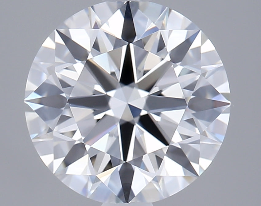 2.01 Carat Round Shaped, Excellent Cut, D Color, VVS2 Clarity, GIA Certified Lab Grown Diamond