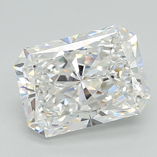 3.09 Carat Radiant Shaped, Ideal Cut, E Color, VVS1 Clarity, GIA Certified Lab Grown Diamond