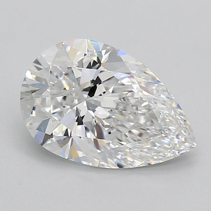 2.26 Carat Pear Shaped, Ideal Cut, D Color, VVS1 Clarity, GIA Certified Lab Grown Diamond