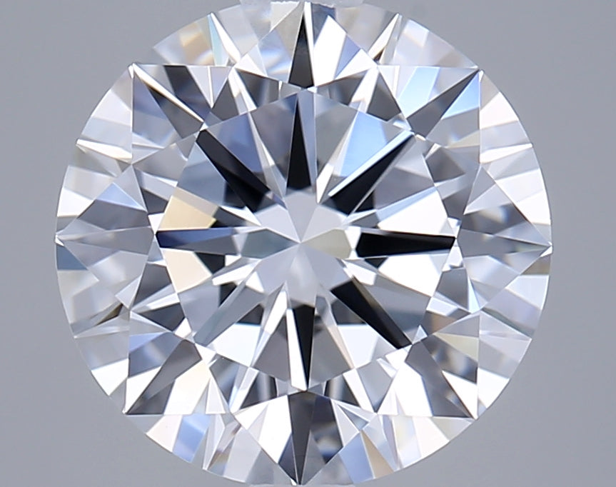3.00 Carat Round Shaped, Excellent Cut, E Color, VVS2 Clarity, GIA Certified Lab Grown Diamond