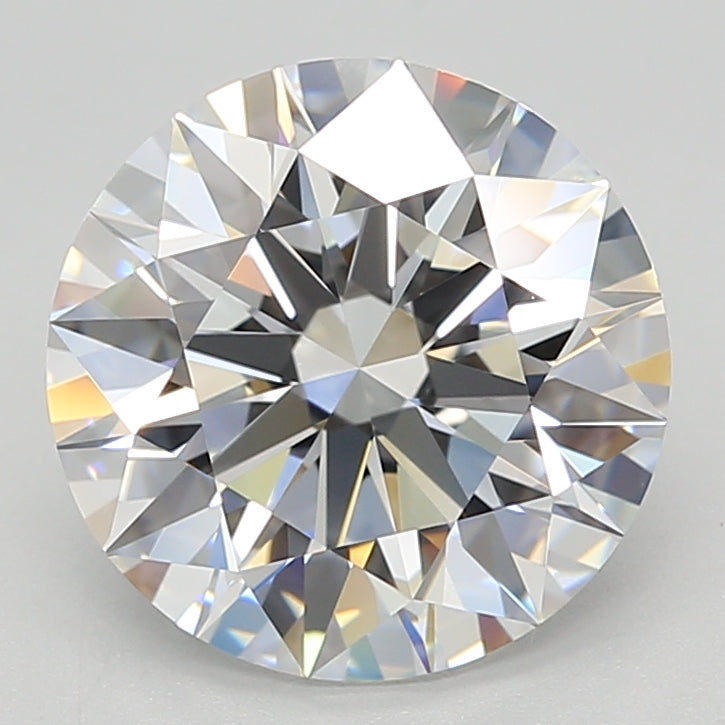 3.70 Carat Round Shaped, Excellent Cut, E Color, VVS1 Clarity, GIA Certified Lab Grown Diamond