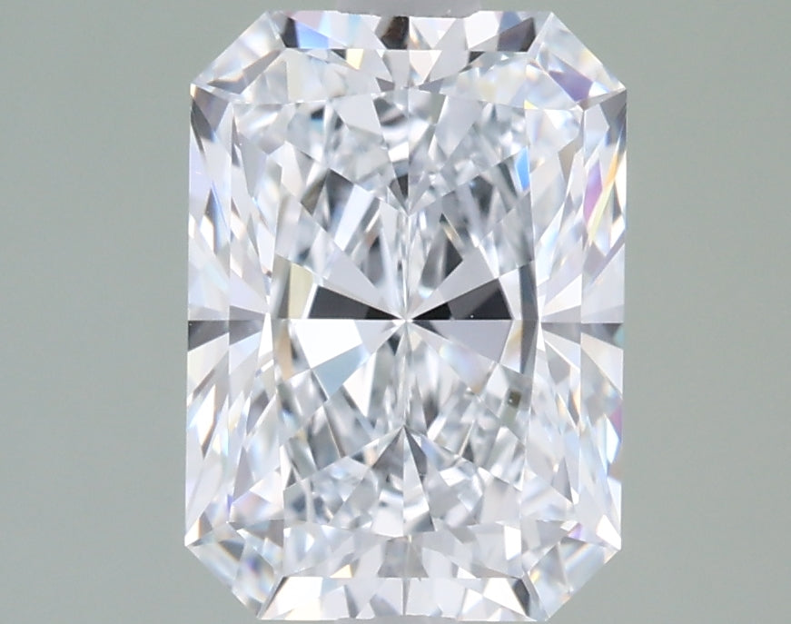 2.17 Carat Radiant Shaped, Excellent Cut, E Color, VVS2 Clarity, IGI Certified Lab Grown Diamond