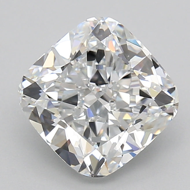 3.20 Carat Cushion Shaped, Ideal Cut, D Color, VVS2 Clarity, GIA Certified Lab Grown Diamond