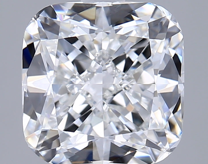 2.51 Carat Cushion Shaped, Ideal Cut, F Color, VVS1 Clarity, GIA Certified Lab Grown Diamond