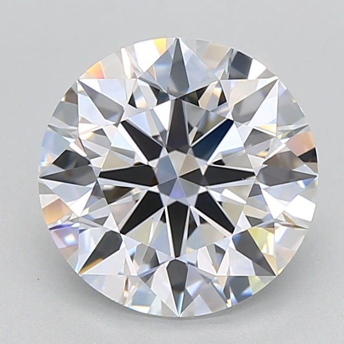 2.92 Carat Round Shaped, Excellent Cut, D Color, VVS1 Clarity, GIA Certified Lab Grown Diamond