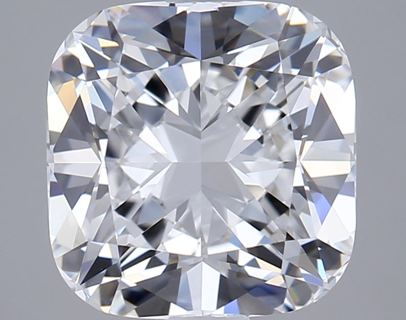 2.55 Carat Cushion Shaped, Ideal Cut, E Color, VS1 Clarity, GIA Certified Lab Grown Diamond