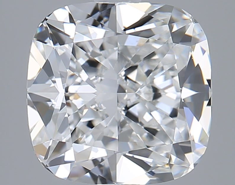 2.66 Carat Cushion Shaped, Ideal Cut, E Color, VVS1 Clarity, GIA Certified Lab Grown Diamond