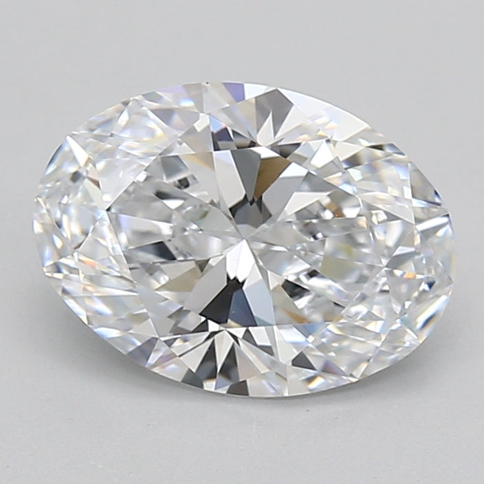 2.51 Carat Oval Shaped, Ideal Cut, D Color, VVS1 Clarity, GIA Certified Lab Grown Diamond