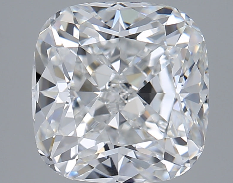 2.46 Carat Cushion Shaped, Ideal Cut, E Color, VVS2 Clarity, GIA Certified Lab Grown Diamond