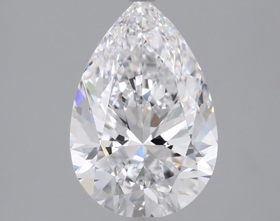 1.91 Carat Pear Shaped, Ideal Cut, D Color, VVS1 Clarity, IGI Certified Lab Grown Diamond