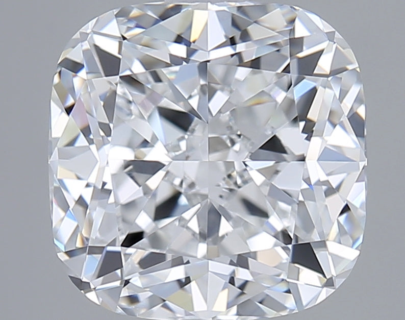 2.62 Carat Cushion Shaped, Ideal Cut, D Color, VVS2 Clarity, GIA Certified Lab Grown Diamond